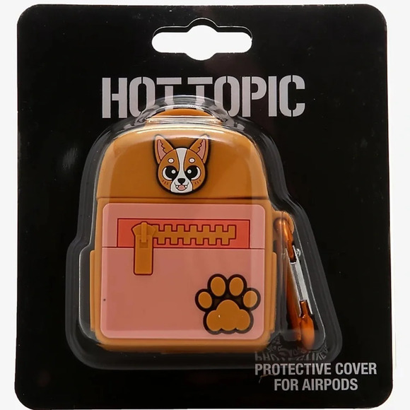 Corgi Backpack Wireless Earbud Case Cover - Picture 1 of 9
